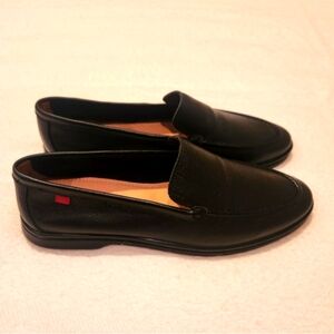 MJNY Marc Joseph black leather Rose St Venetian loafers NWOT sz 10 runs small